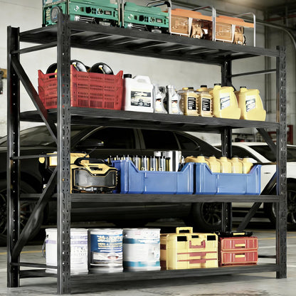 PLMFJQK 2 Sets Storage Shelves with Pegboard,59" W 24" D Heavy Duty Garage Shelving Units and Storage,Metal Shelving Adjustable Shelves,Garage Storage Rack,Industrial Utility Shelf Organization