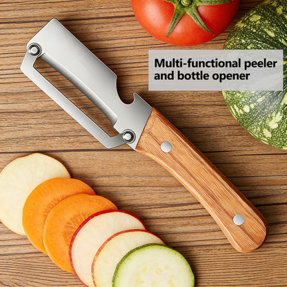 2pcs Multi-Functional Vegetable Peeler for Kitchen,2 in 1 Multi Functional Vegetable Peele,for Fruit Apple Potato Pumpkin Papaya Zucchini