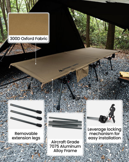 OneTigris COMETA Camping Tent + OneTigris SUPRANUBIS Camping Cot