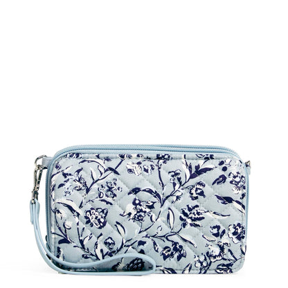 Vera Bradley Cotton All in One Crossbody Purse with RFID Protection