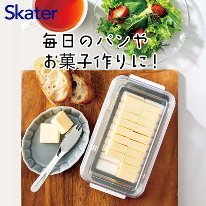 Skater BTG2DX Stainless Steel Cutter Butter Case with Butter Knife, Made in Japan