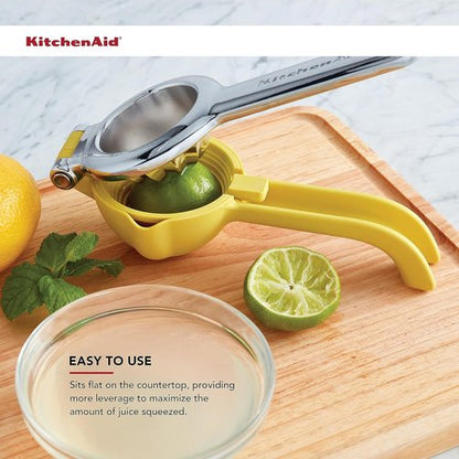 KitchenAid Citrus Juice Press Squeezer - Efficient Lemon & Lime Juicing with Seed Catcher | 8 Inch