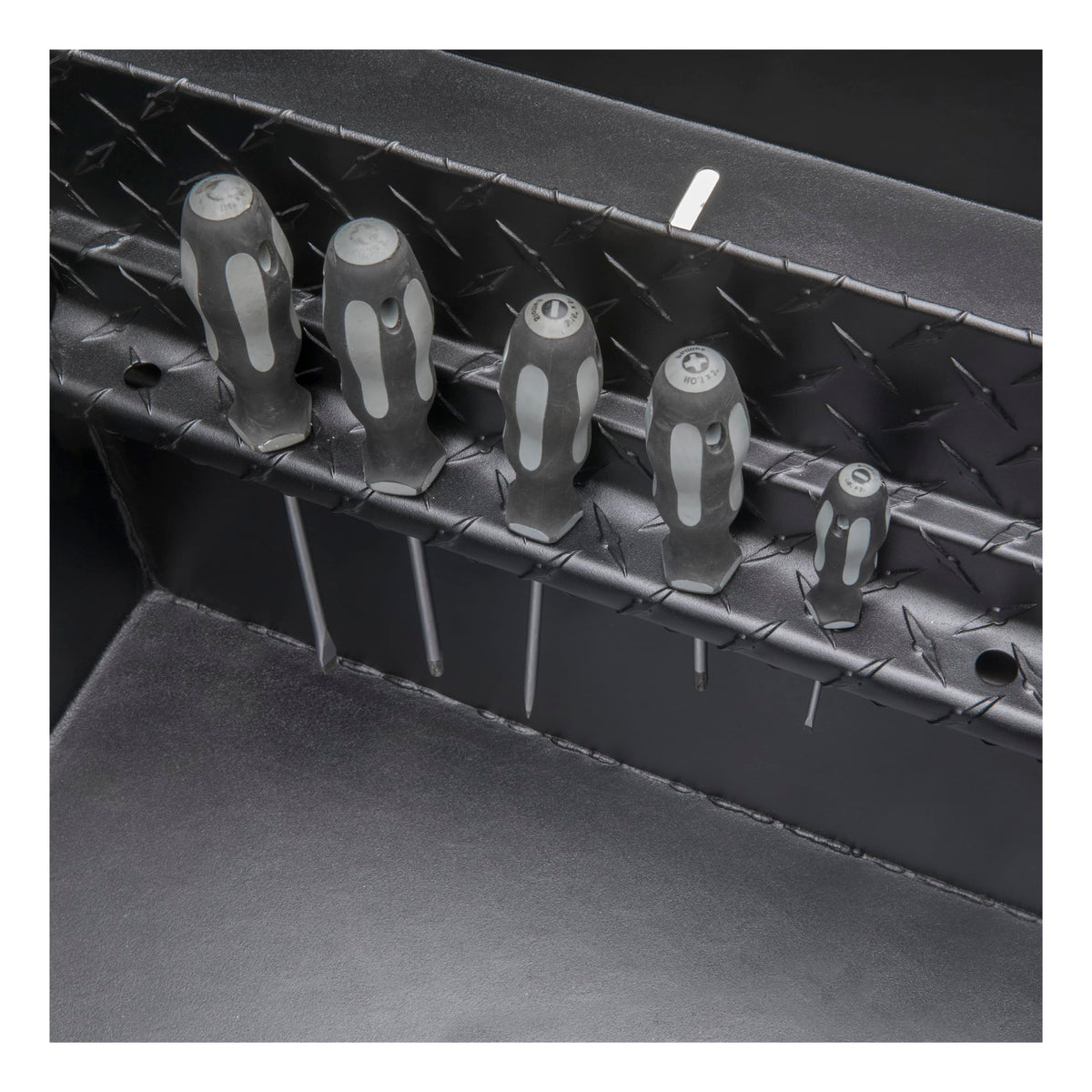 UWS EC10473 69-Inch Matte Black Heavy-Wall Aluminum Truck Tool Box with Low Profile, RigidCore Lid