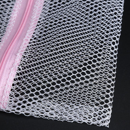 Asixx Washing Bag - Zipped Lingerie Laundry Mesh Bag for Socks, Bra, Underwear (40 x 50cm #1)