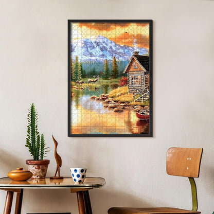 19.7x27.6 18x24in 50x70cm 1000 1 Pack upsimples Puzzle Frame, Display with Mat or Without, Wall Hanging Pieces Puzzles