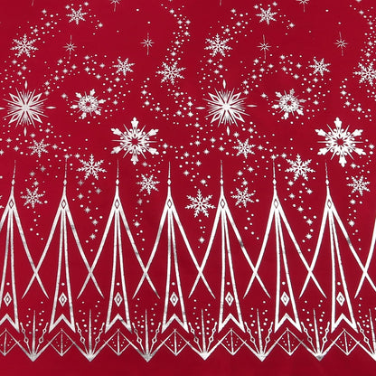 60 Inch LUSHVIDA Christmas Round Table Cloth Washable Water Resistance Holiday Microfiber Tablecloth Decorative Table