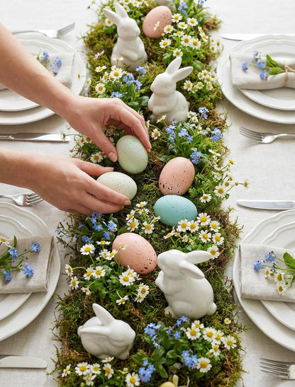 Allaugh 24pcs 2.4" 1 Pastel Easter Eggs Decorations: Solid Speckled Foam Eggs - Fills Gallon Vase - Shatterproof Spring