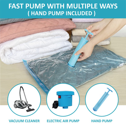 Roomimaster Vacuum Storage Bags, Vacuum Seal Space Saver Bags for Clothing, Travel Lugggage, Carry-on, Blankets, Pillow, Comforters, Bedding, 10 Jumbo
