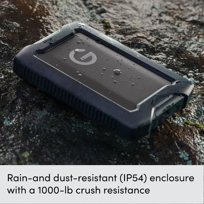 SanDisk Professional 1TB G-Drive ArmorATD - Rugged, Durable Portable External Hard Drive HDD, USB-C, USB 3.2 Gen 1 - SDPH81G-001T-GBA1D