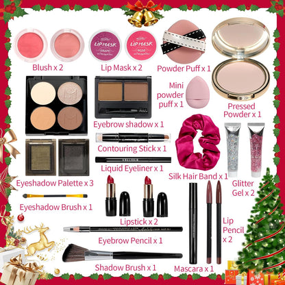 Skiennix Makeup Advent Calendar 2025 - 24 Days of Beauty Gifts for Women & Teens | Perfect for Christmas