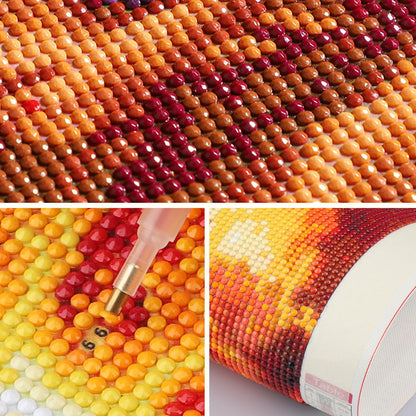 SENQAO 4 Pack Beach Diamond Art Kits for Adults, Sunset DIY 5D Diamond Painting Kits Full Drill Diamond Dots Paintings with Diamonds Gem Art and Crafts Home Decor 12x16inch