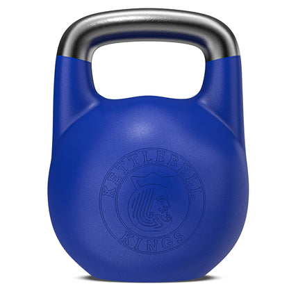 Kettlebell Kings Competition Kettlebells Weight (35mm handle) 8-48 KG | Hand weights Workout Gym Equipment & Strength training sets for Women & Men for Home Gym | Suitable for High Repetition Workouts