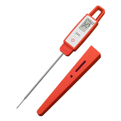 Lavatools PT09C Super-Quick Commercial Grade Digital Thermometer for Cooking, Meat, Candy, Candle, Liquid, Oil, 3" Compact Probe, Splash Proof, °C/°F Toggle, Hold Function - Sesame
