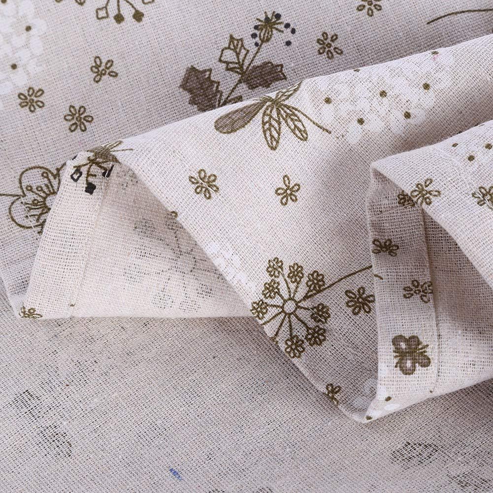 Fridge Washing Machine Dust Proof Cover Protector, Multi-purpose Cotton Linen Universal Top Cover with Storage Bag