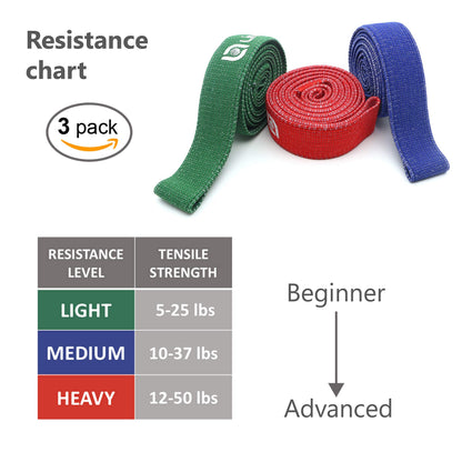 Fittest Pro by Limm Resistance Bands for Legs and Butt, Fabric Exercise Loop Bands Yoga, Pilates, Rehab, Fitness and Home Workout, Strength Bands for Booty