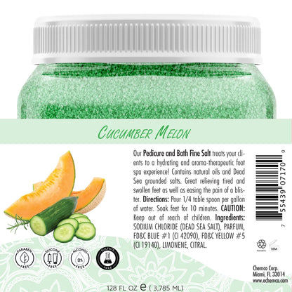 SPA REDI - Detox Foot Soak Pedicure and Bath Fine Salt, Lavender and Wildflower, 128 Oz - Made with Dead Sea Salts, Argan Oil, Coconut Oil, and Essential Oil, Hydrates, Softens and Moisturizes