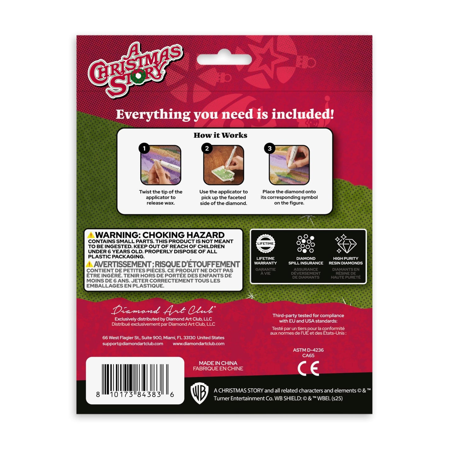DIAMOND ART CLUB Sparkle Pals – The Legendary Lamp, Diamond Painting Kit, Fun DIY Crafts for Adults, Diamond Art Craft for Beginners, 2.9" x 5.5"