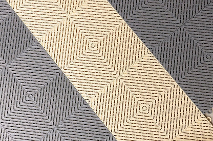 Swisstrax Ribtrax Smooth PRO Interlocking Garage Floor Tiles, 15.75 x 15.75-Inch, Citrus Yellow, 24 Piece Set