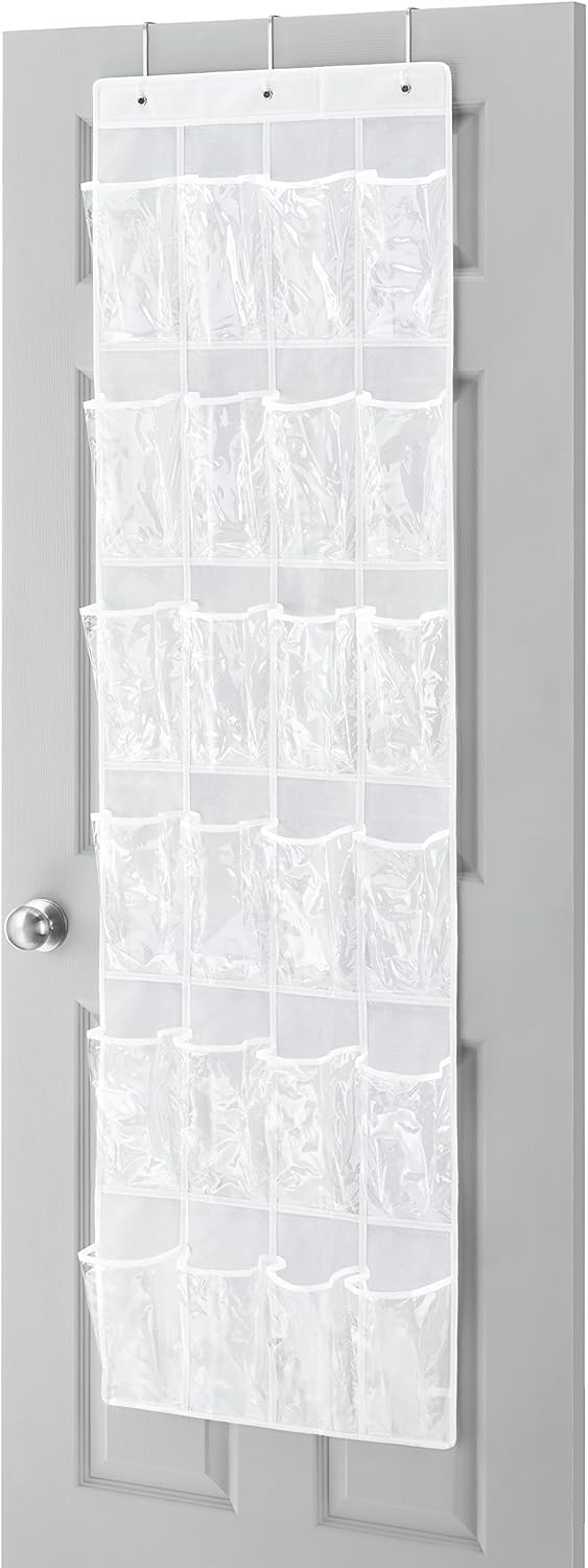 24 Whitmor Pocket Over the Door Shoe Bag