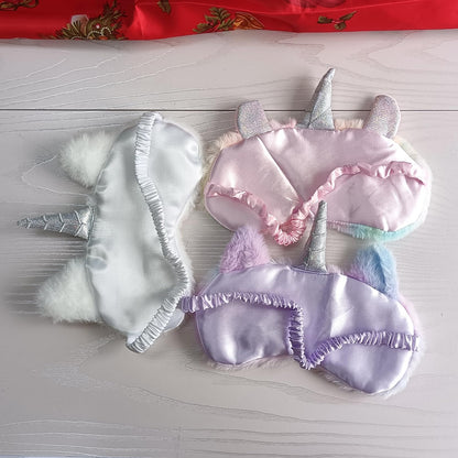 Cute Animal Sleeping Mask Soft Plush Blindfold Cute Rabbit Panda Koala Eye Cover Eyeshade for Kids Teens Girls Women (Flamingo)