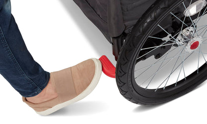 Flyer(TM) Duoflex 2 in 1 Bike Trailer and Double Stroller for Toddlers, 1+ Years