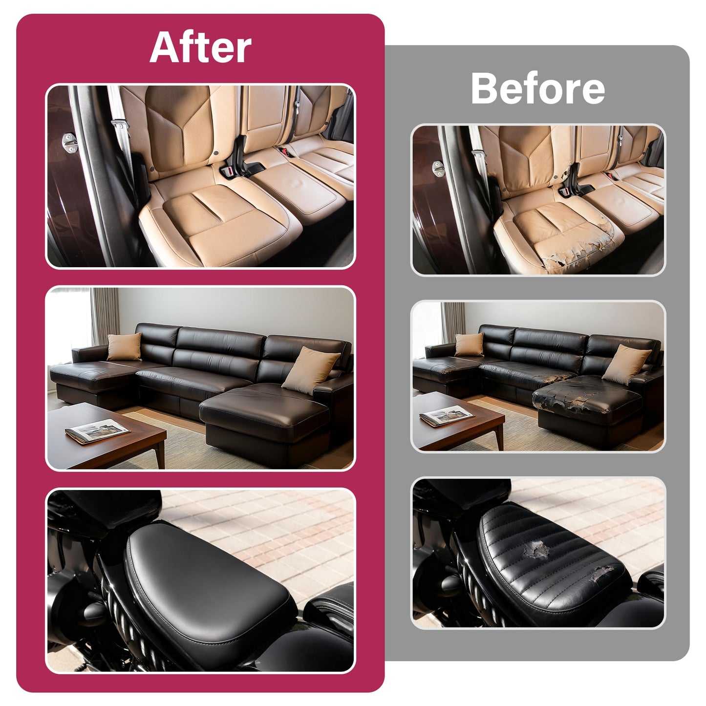 Marine Vinyl Fabric, Upholstery Faux Leather Fabric by The Yard, 1.05mm Lychee Texture Leather Sheets for Sofa Chairs Handbags Hair Bows Earrings Crafts (1 Foot 12''X 54'', Hot Pink)