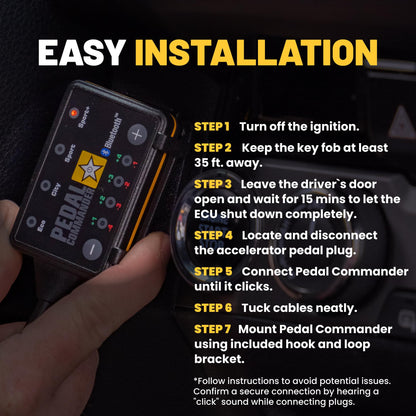 PEDAL COMMANDER for Toyota Tundra 2007-2021 Throttle Response Controller - Plug-and-Play, 4 Driving Modes, App Control - Towing Hauling Off-Road TRD Pro Sport Upgrade