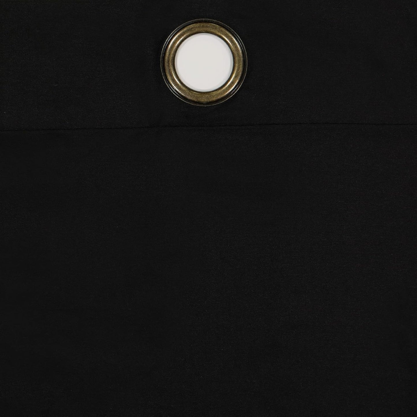 ECLIPSE Microfiber Total Privacy Blackout Thermal Grommet Window Curtain, 42 x 95, Black