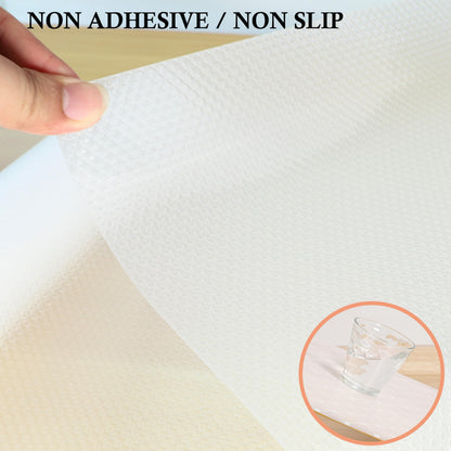 Shelf Drawer Liners for Kitchen Cabinets Non Adhesive 14 Inch Wide X 20 Ft Non Slip Waterproof Pantry Shelf Liner Cupboard Fridge Liners Mat Bathroom Drawer Protector Liner