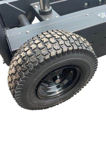 SuperSled with 8 levels of resistance for indoor or outdoor use, cardio and strength training, weight horns included