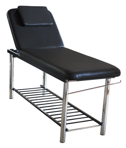 SKINACT Metal Frame Edition of Smart Massage/Facial Bed & Table +600lbs Black (Heavy Duty)