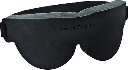 Sound Oasis GTS-1000 Glo to Sleep Eye Mask, Night-time Adult Sleep Aid for Men and Women, Tranquil Deep REM Sleep, Relaxation Zen Therapy, Contoured Hypoallergenic Material