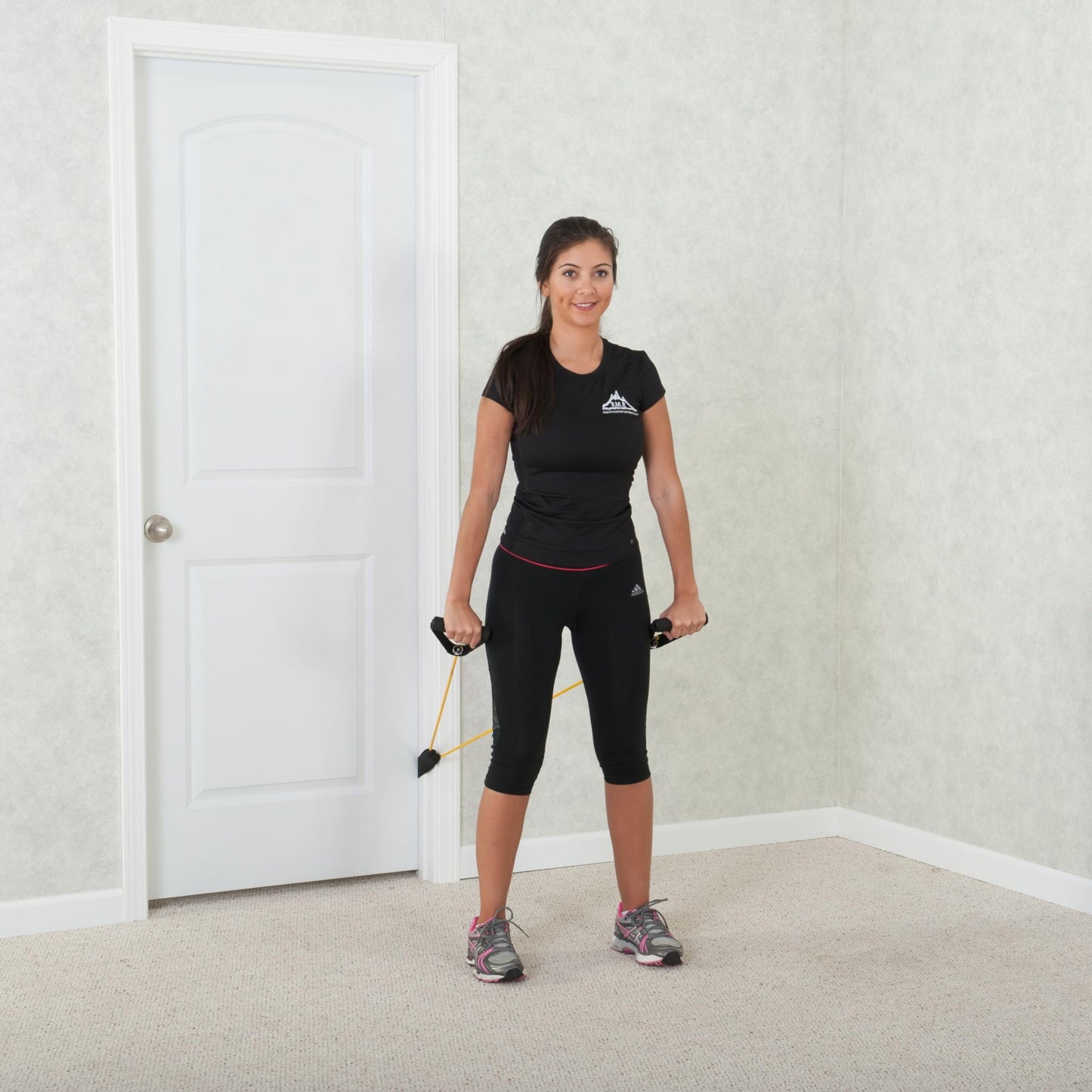 Black Mountain Products Single Resistance Band - Door Anchor and Starter Guide Included