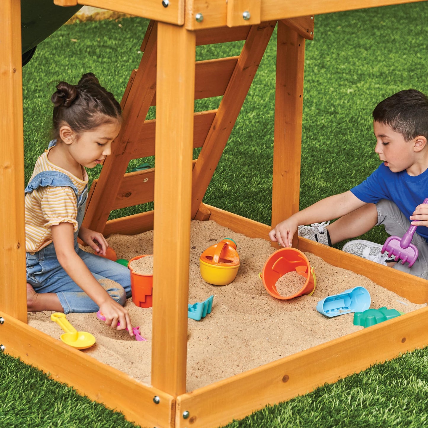 KidKraft Appleton Wooden Swing Set, (Amazon Exclusive)
