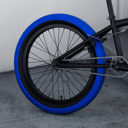 Elite BMX Freestyle Bike, Durable Steel Frame, Available in 16", 18", and 20" Sizes. New Sizes 26" and 29" BMX Bicycles. (Black Blue, 20")