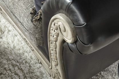 Roundhill Furniture San Marino Love Seats, Ebony