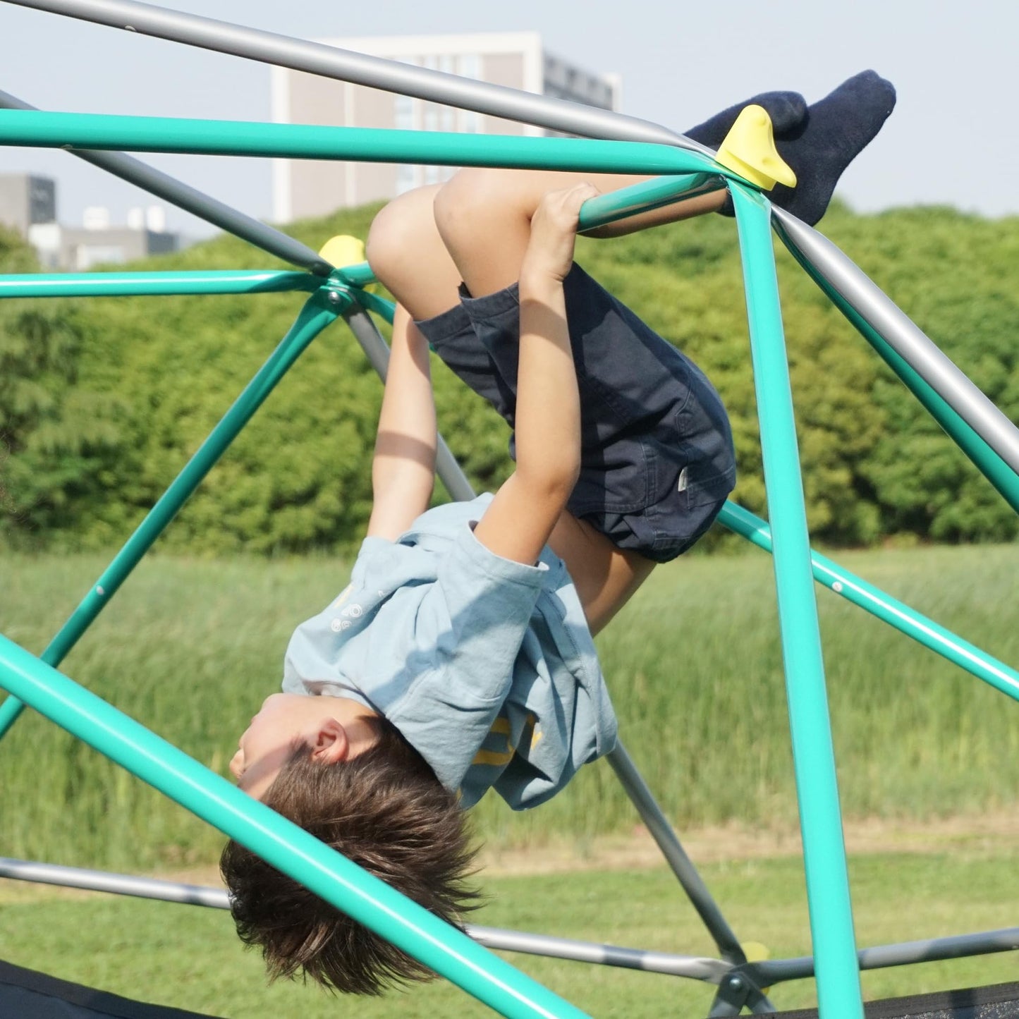 Merax 13FT Climbing Dome, Outdoor Dome Climber for Kids 3-10 Supporting 1000 lbs, Easy Assembly Playground Jungle Gym Backyard Play Equipment