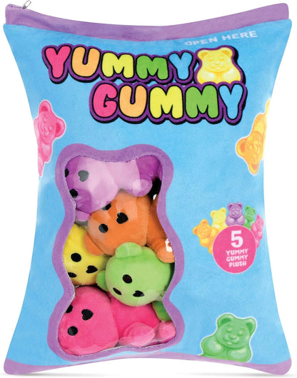 Yummy Gummies Set iscream Play with Your Food! Strawberry Scented Fleece Play Pillow with Embroidered Accents