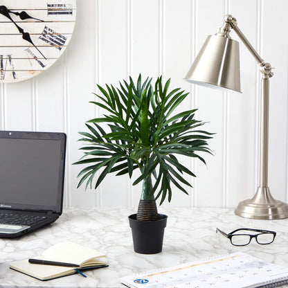Nearly Natural Mini Areca Palm Artificial Plant 15.5in.
