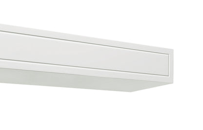 Pearl Mantels ARYB48612 Premium Grade A MDF White mantel shelf, Crisp White paint, 48"L x 9"D x 5"H, The perfect compliment to your hearth and home
