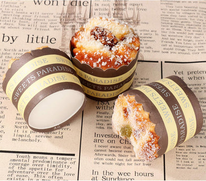 Firlar 6 Pcs Fake Cupcake Faux Cakes Simulation Realistic Food for Decoration Display Props