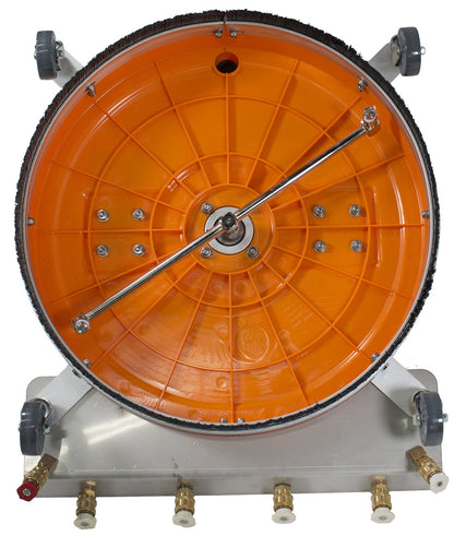 Erie Tools 20" Polypropylene Surface Cleaner with Wheels, 4 Nozzle Spray Bar, Side Nozzles Front Spray Bar, Dual Trigger Guns, Wheels, 4000 PSI 4 GPM