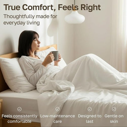 California Design Den Twin Bed Sheets Set - 100% Cotton, 400 Thread Count, Silky Smooth Sateen - Burgundy Red