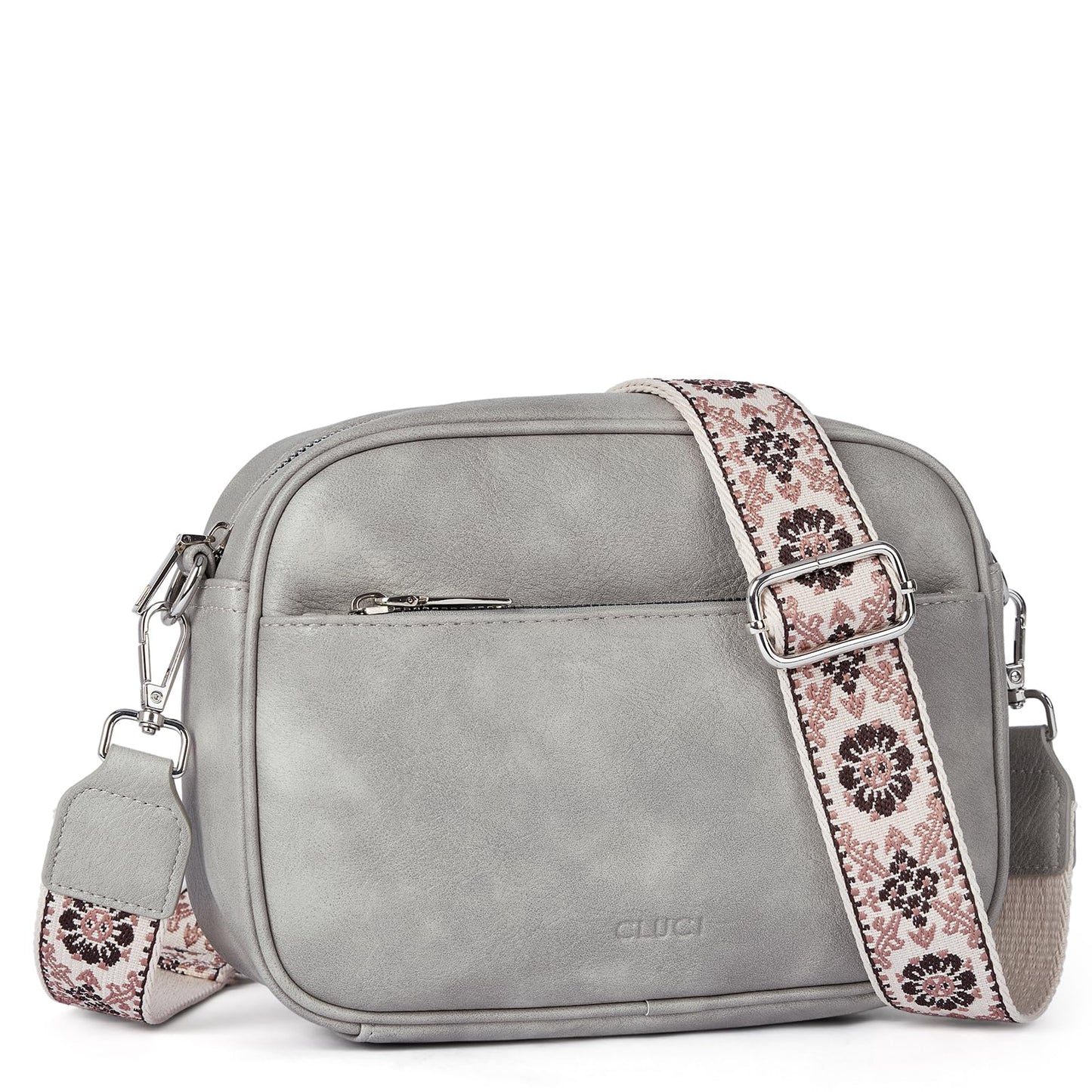 CLUCI Crossbody Bags for Women Trendy, Vegan Leather Shoulder Handbags，Purses for Women with Adjustable Wide Strap