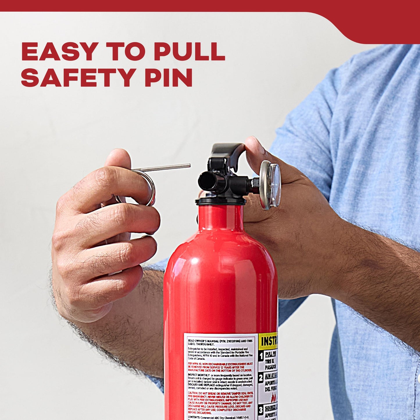 Kidde Multi Purpose Fire Extinguisher for Home, Office, Dorm, Residential, 1A10BC, 2 Pack