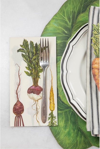 Pack 16 Decorative Dinner Guest Paper Napkins - Paper Guest Towels for Bathroom of - Farmers Market