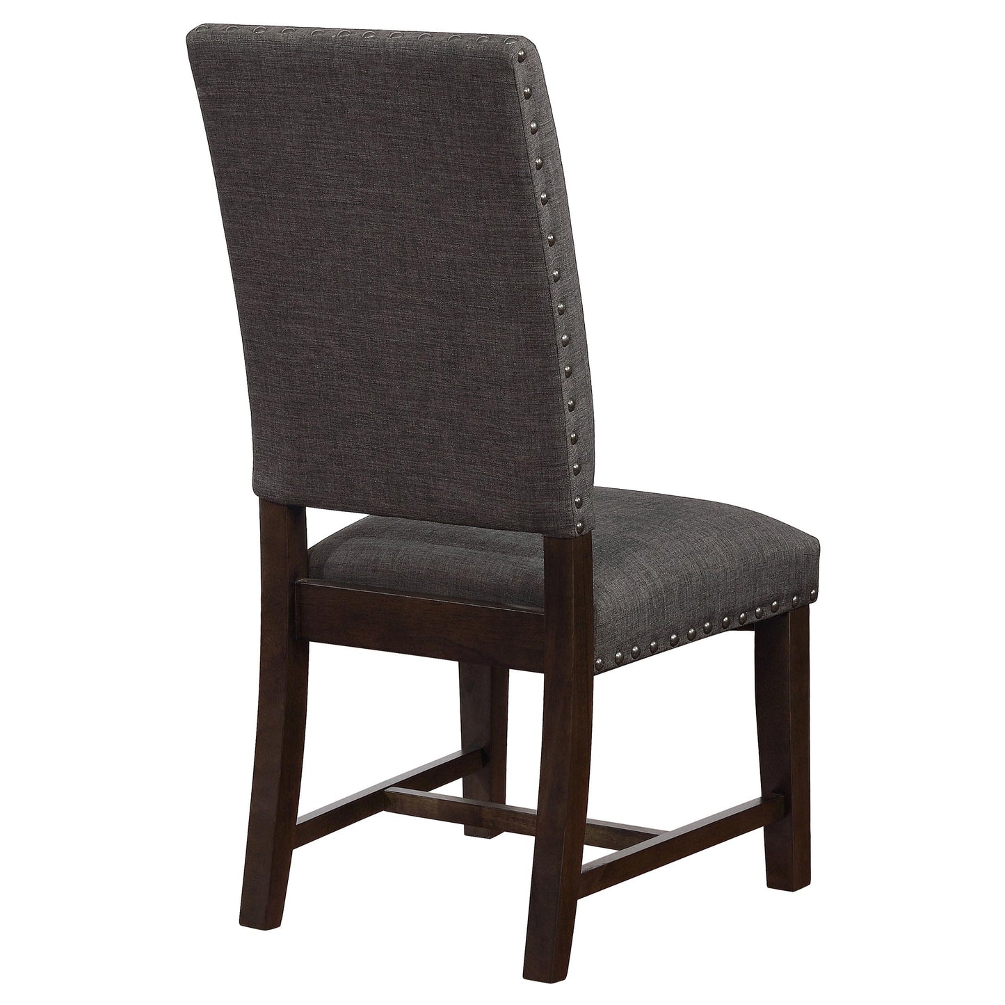 Coaster Home Furnishings Twain Upholstered Dining Side Chair Warm Grey 109142 (Set of 2)