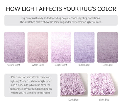 SAFAVIEH August Shag Collection Area Rug - 9' x 12', Lilac, Solid Design, Non-Shedding & Easy Care, 1.2-inch Thick Ideal for High Traffic Areas in Living Room, Bedroom (AUG900V)