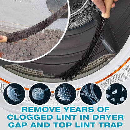 Sealegend 15-Piece Dryer Vent Cleaner Kit - 25-Foot Lint Vacuum Attachment & Brush Set (Blue)