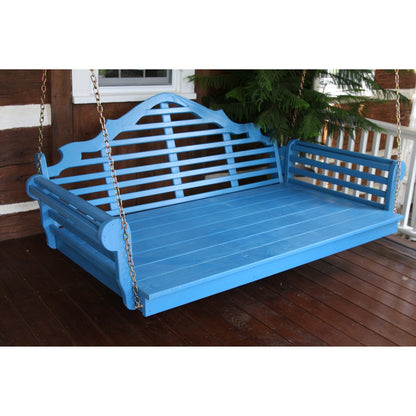 A & L Furniture 423-CYP Canary Yellow Pine Marlboro Swing Bed, 6',